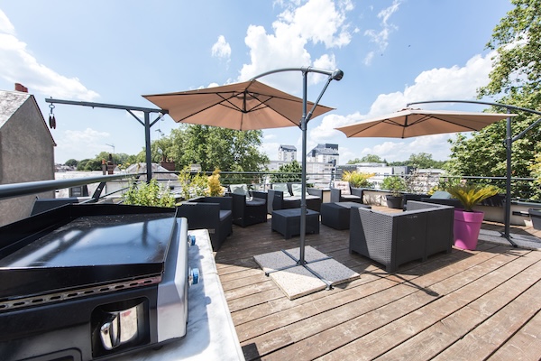Location maison de vacances Tours toit terrasse