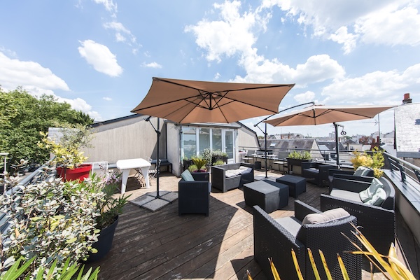 Location maison de vacances Tours Terrasse extérieure
